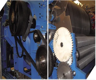 AL-- PET Fiber Nonwoven Double Cylinder Double Doff Carding  Making machine Carpet/Geotextile/Wadding Non woven Machine