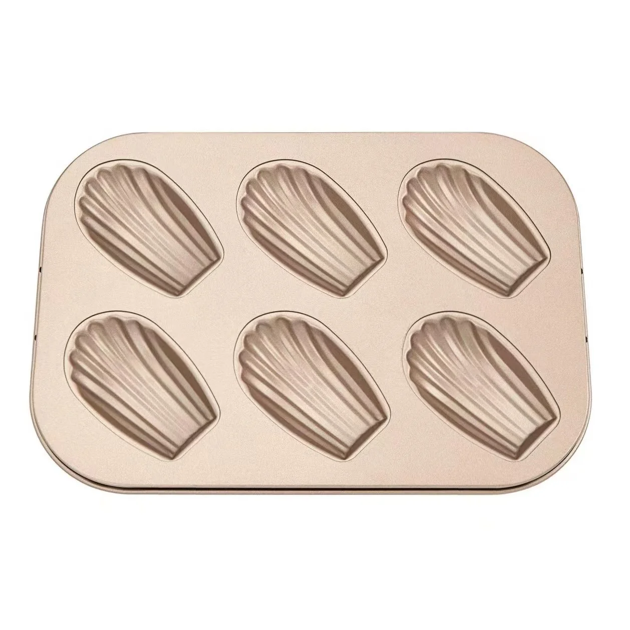 Hot Selling Gold Cake Pan Silicone Molds Food Grade Baking Pans for Baking Tools