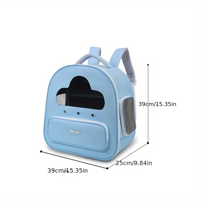 Hot Selling Customizable Small Size PU Shoulder Backpack for Pets Luxury Pet Carrier Zipper Closure Outdoor Travel Dogs Cats