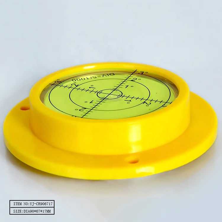 YJ-CR906717 bullseye screw holes bubble level vials