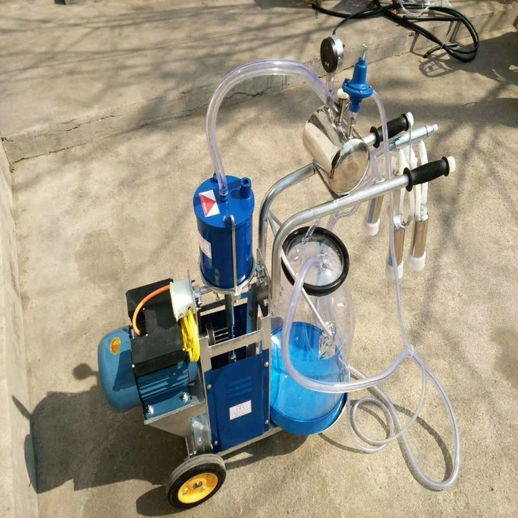 Brand portable piston vacuum type milking machine for cow/milking machine/livestock