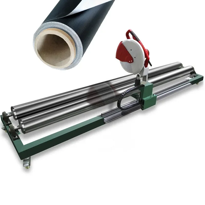 Semi-automatic Cutting Machine Roll To Roll Cutting Machine Slitter Machine For Pvc Fabrics Pvc Films