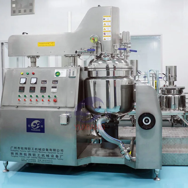 Liquid Soap Production Line Vacuum Homogenizing Emulsifying Mixer