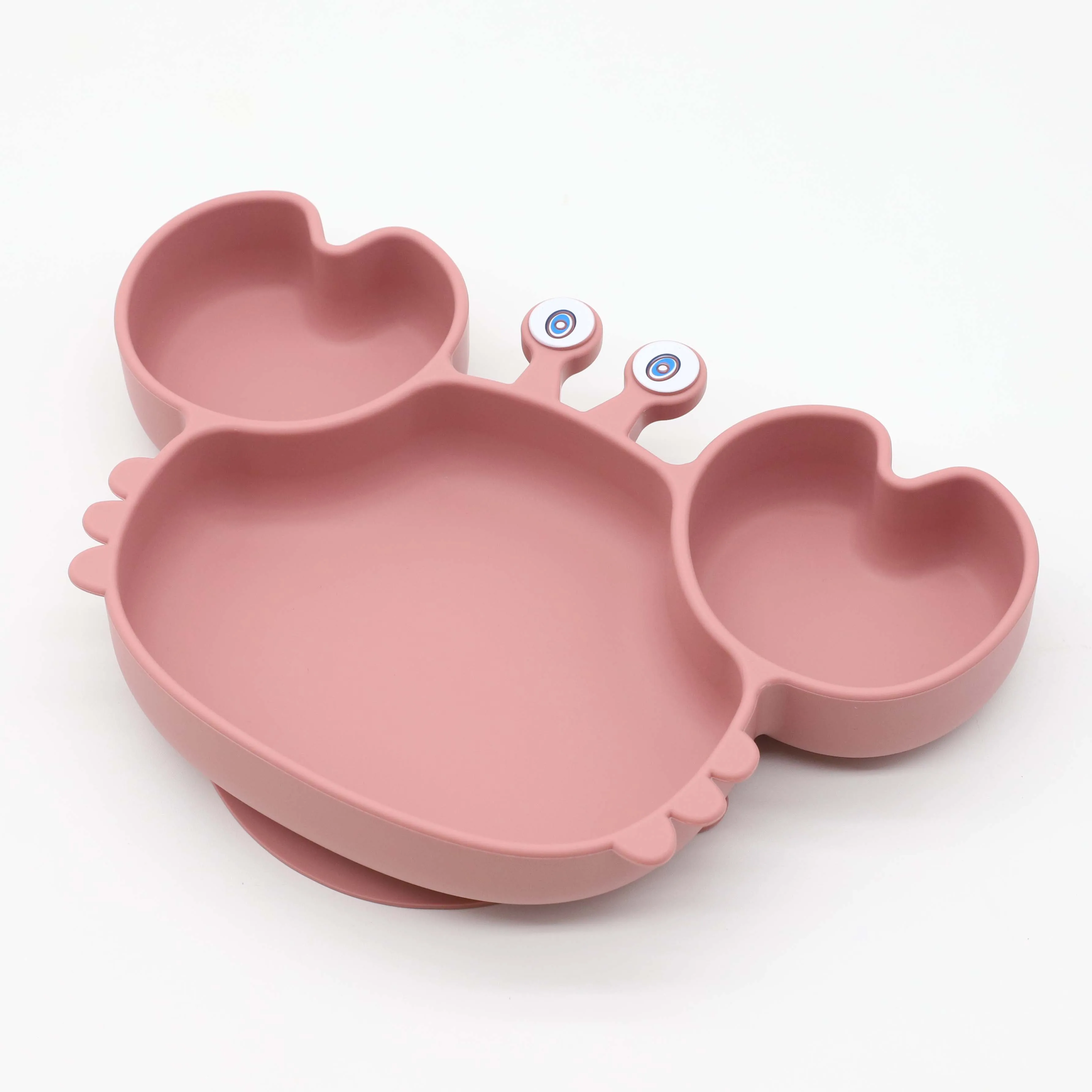 Bpa Free Eco-Friendly Wholesale Custom Baby Supplies Silicone Baby Feeding Set Newborn Gift Baby Plate Set Silicone Feeding Set