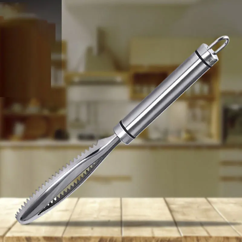 304 Stainless Steel Fish Scales Cleaning Brush Shaver Remover  Fish Scale Remover