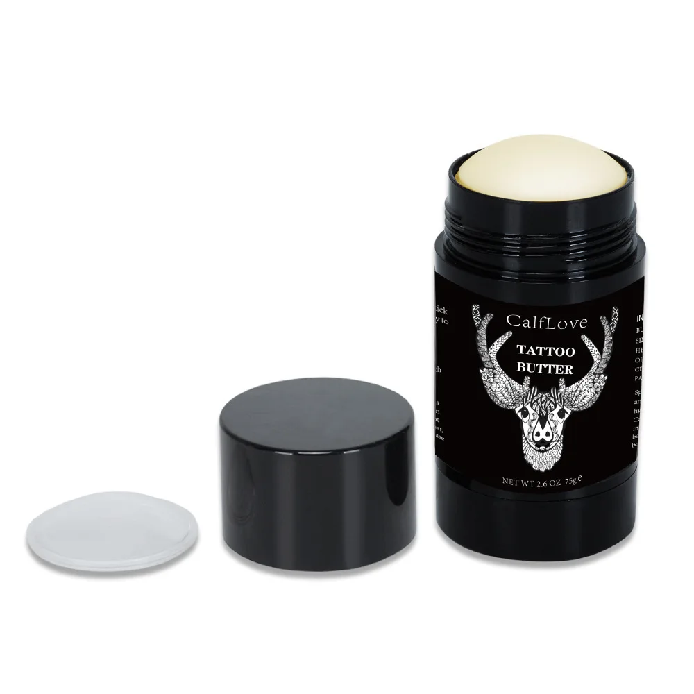 Private Label 100% Natural Organic Tattoo Healing Butter Balm Ointment Removal Aftercare Cream Tattoo After Care Stick