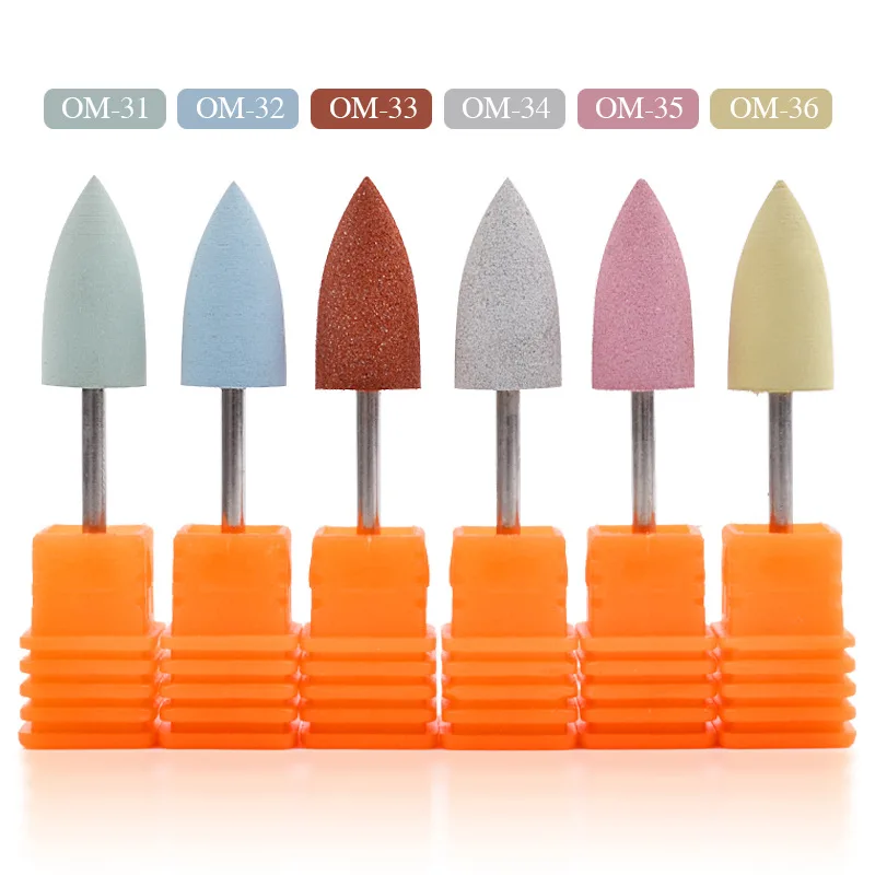 Jimdoa Nail Electric File Bit Professional Rubber Nail Drill Bit