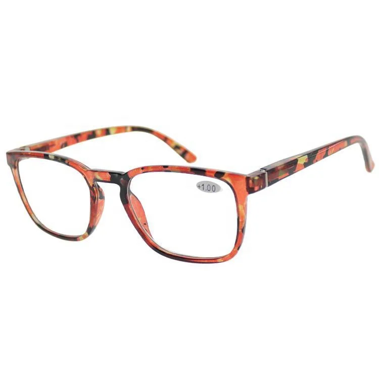 Sunbest 5907 Read Eye Glasses Manufacturer OEM Customized Presbyopic Glasses PC Square Spring Hinge Reading Glasses