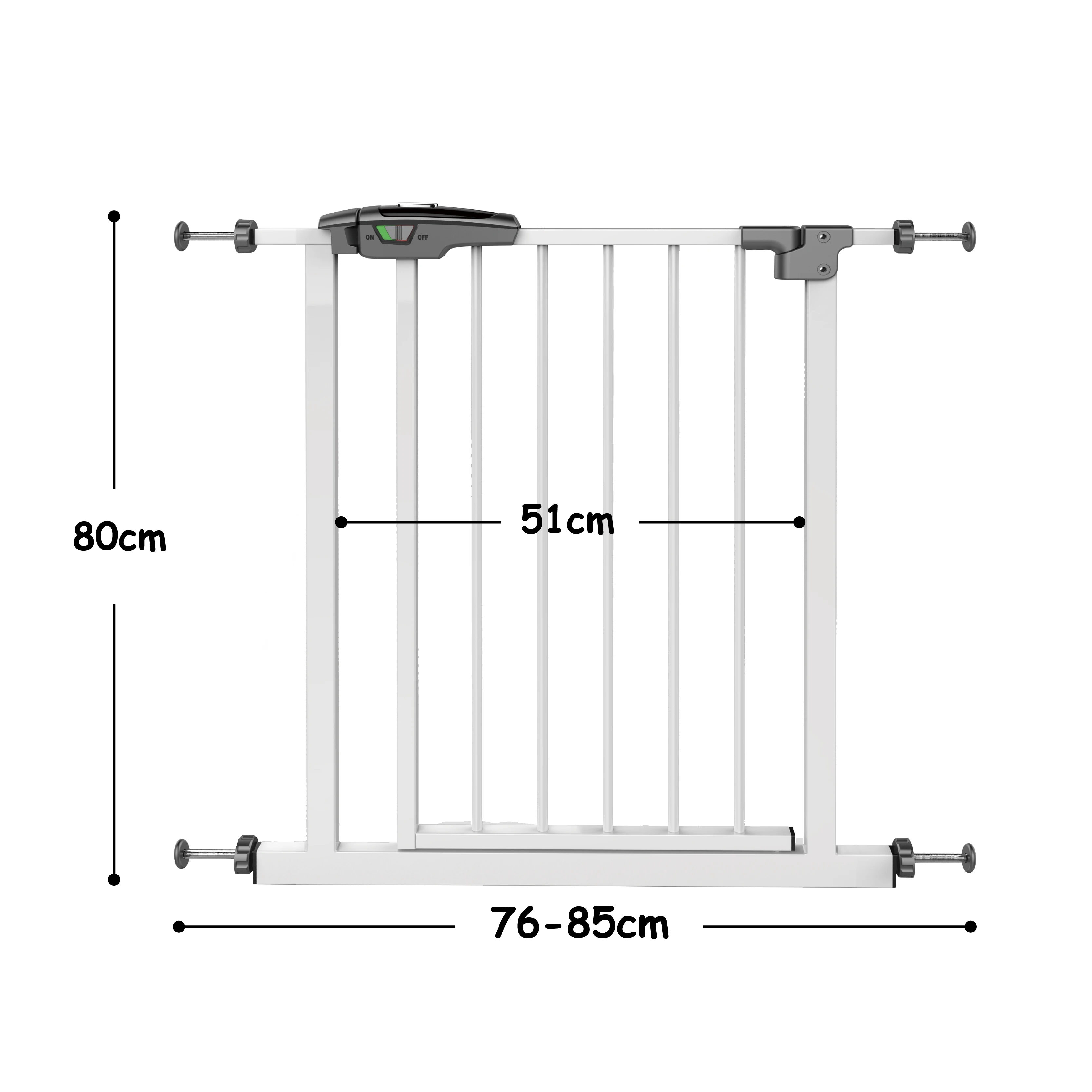 Prodigy SG002 EN1930 ASTM approved Indoor security gates,baby safety barrier safety gate , metal baby gate for children