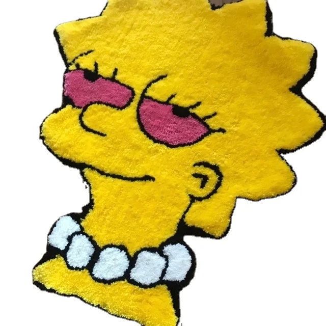 Commercial Handmade Carpet Anime Rugs Custom floor irregular Shape Rug Logo Custom Rug