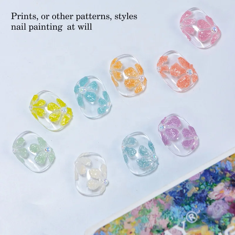 Vinimay Mini 9 Palace Grid For Nail Art DIY Oil Painting Uv Gel Multifunction Building Palette Nail Paint Gel Polish