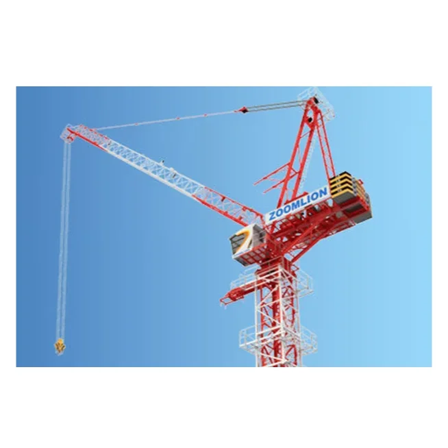 Высококачественный башенный кран Zoomlion L125-10RA 10t Luffing-Jib для продажи