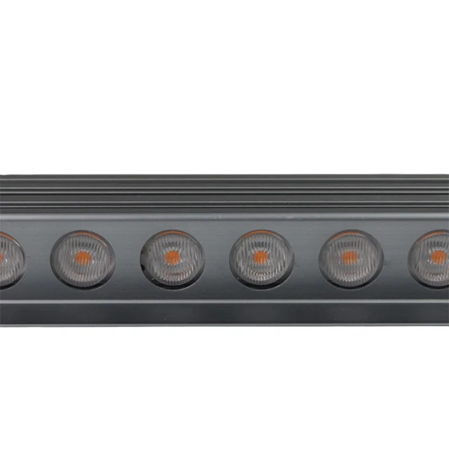 Светильники для зданий Пиксельная балка фасадное освещение светодиодная фасадная линейная подсветка Настенные светильники IP65 алюминиевые DMX512/SPI Juxuanled