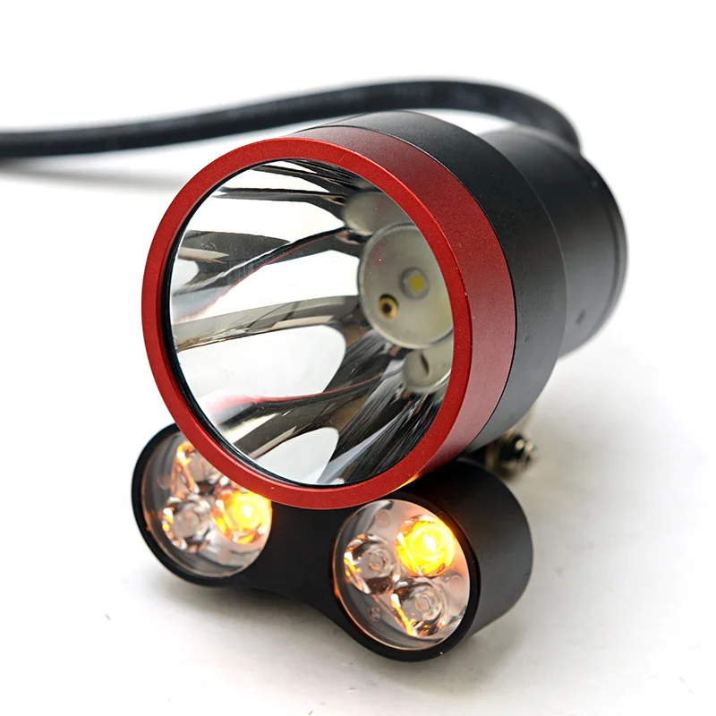 Лазерный светодиодный налобный фонарь для охоты, 7 режимов освещения, налобный фонарь для улицы, желтый, белый, красный, зеленый луч