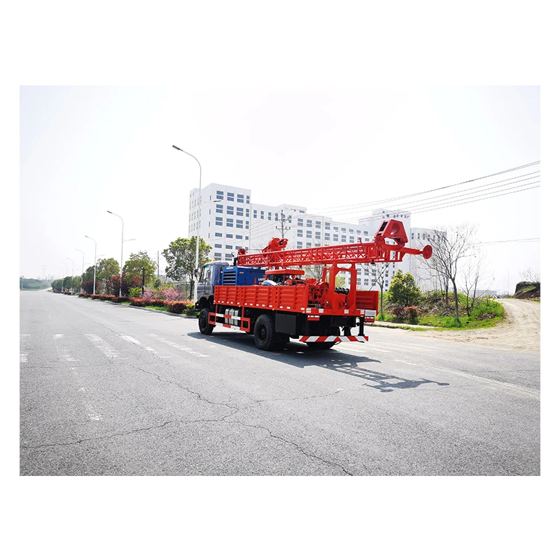 Modern trailer mounted water well drilling rig of 100m drill depth