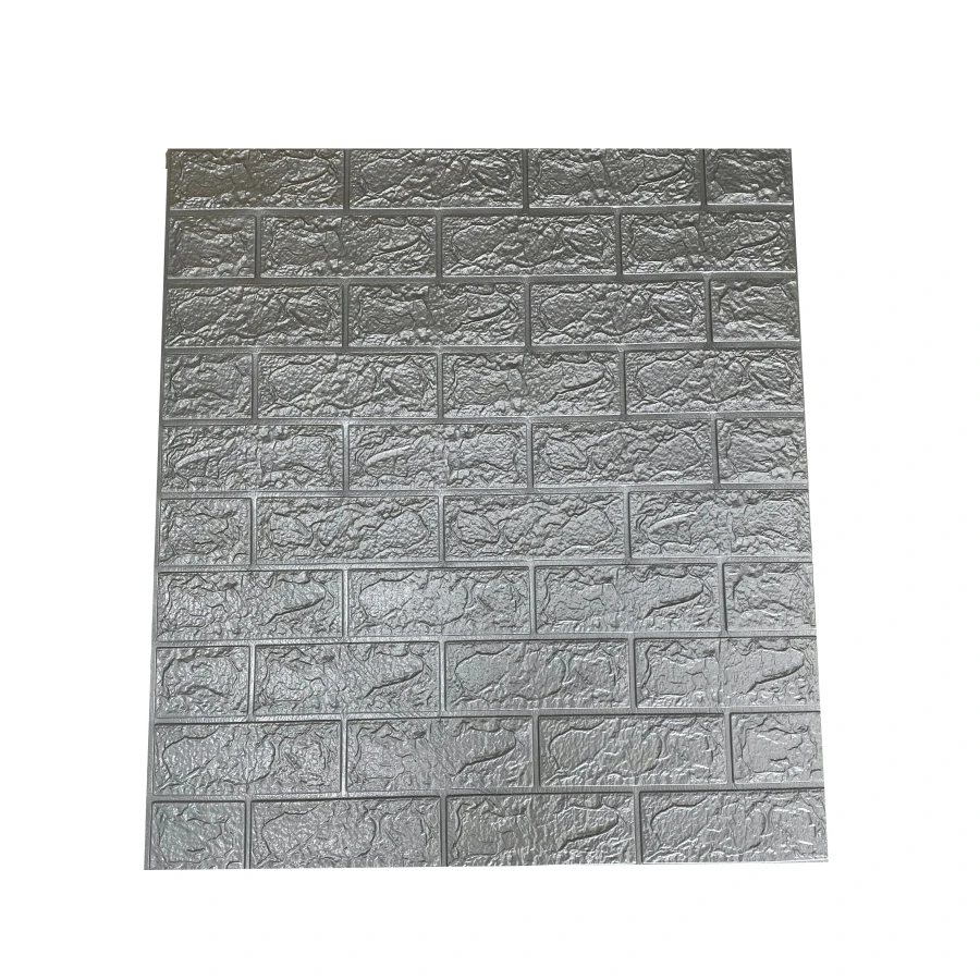 Colorful economical brickwork 77*70cm 3mm thickness waterproof XPE foam wall panel 3d wallpaper for wall decoration