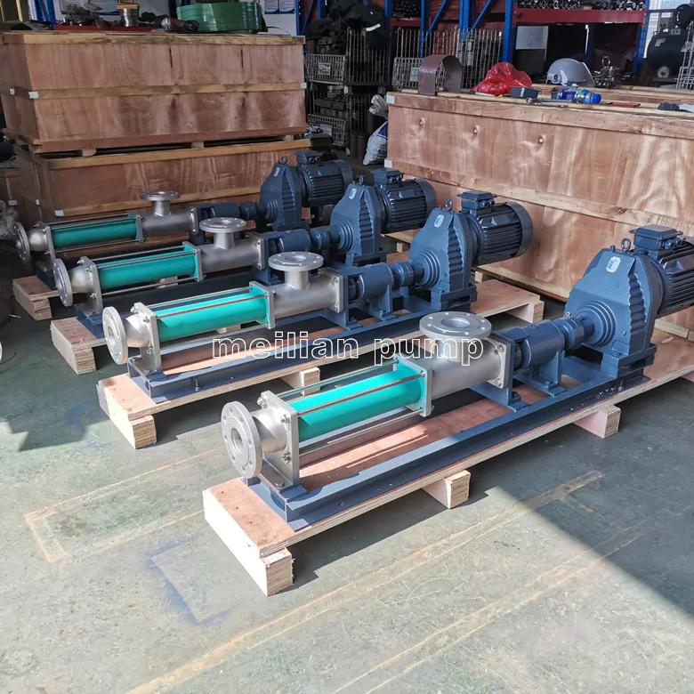 Screw Pump mud progressive cavity pump helical rotor mono screw oil slurry sludge pump  G30-1