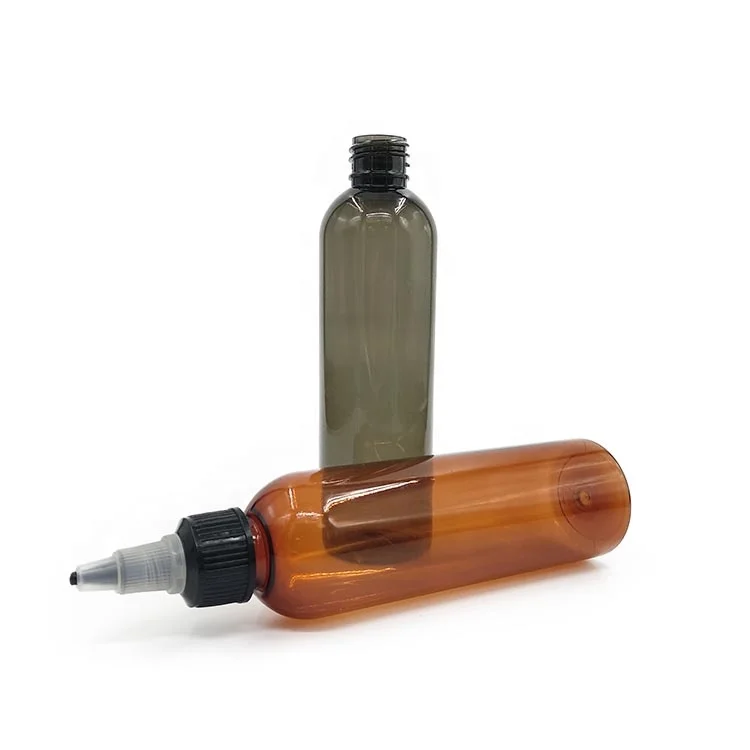 Empty Plastic Liquid Squeeze Bottle With Sharp Mouth Nozzle tips