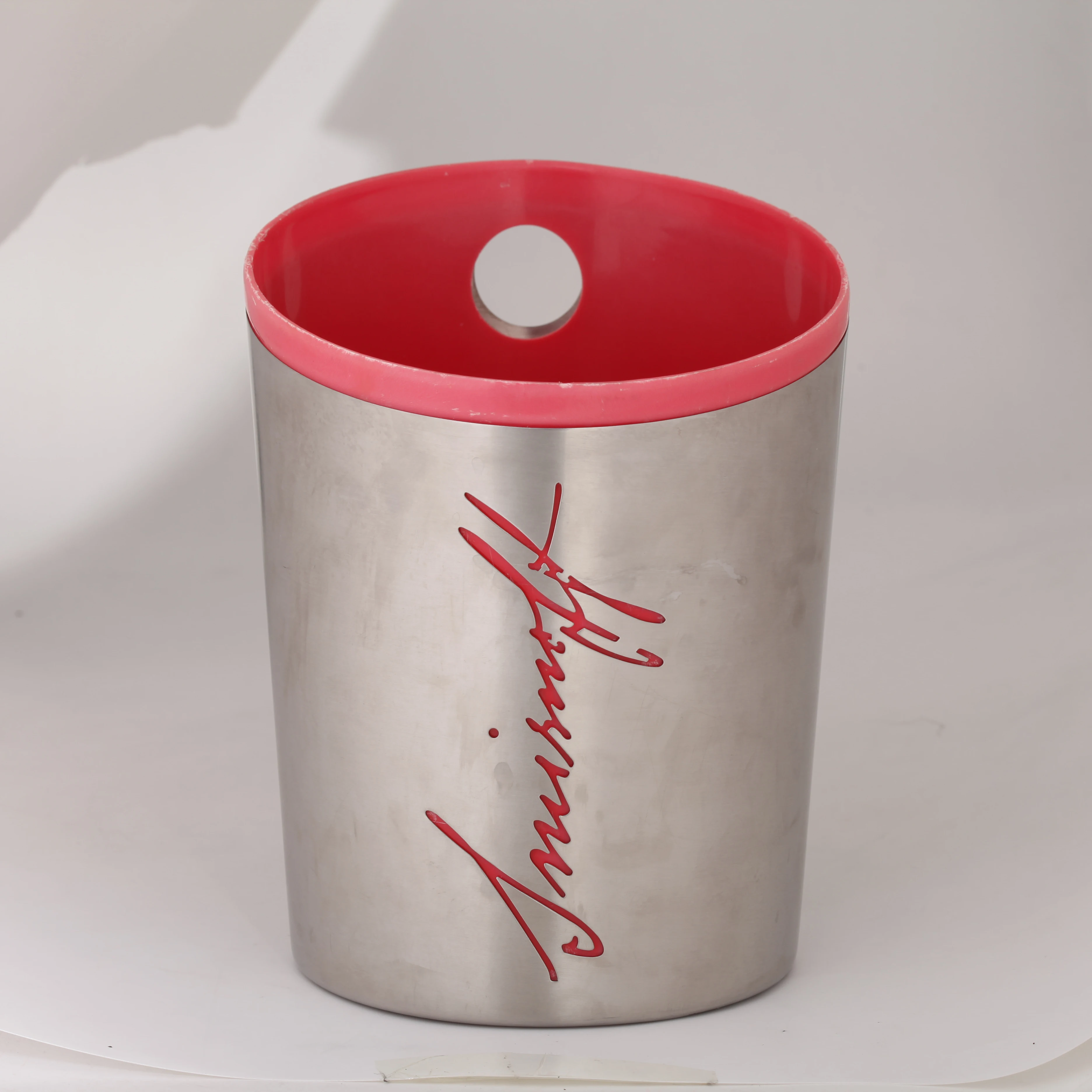 Wholesale Double wall Stainless Steel Ice Bucket Champagne Metal Bucket For Beer