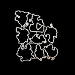 Cartoon Poultry Anime Chicken Shape Diy Die Scrapbook Metal Cut Clear Silicone Stamps