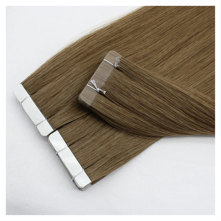 High Quality Factory Price Double Weft Human Cuticle Hair Invisible Tape Hair Extensions Raw Russian Human Hair