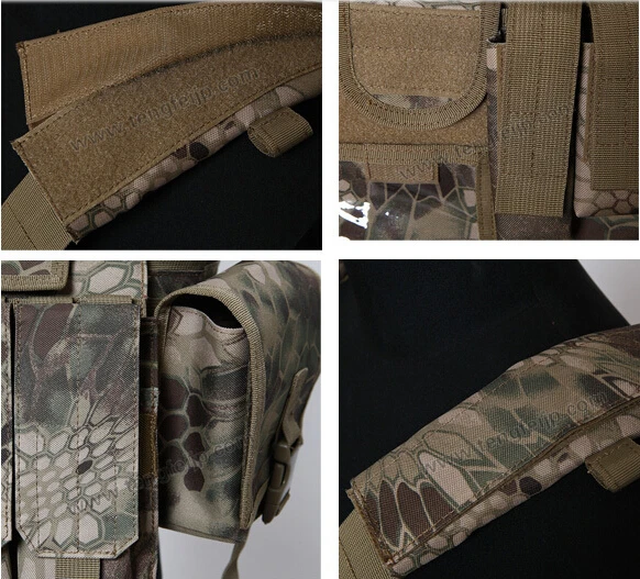 Outdoor Molle Tactical Vest with Pouches Camouflage Vest