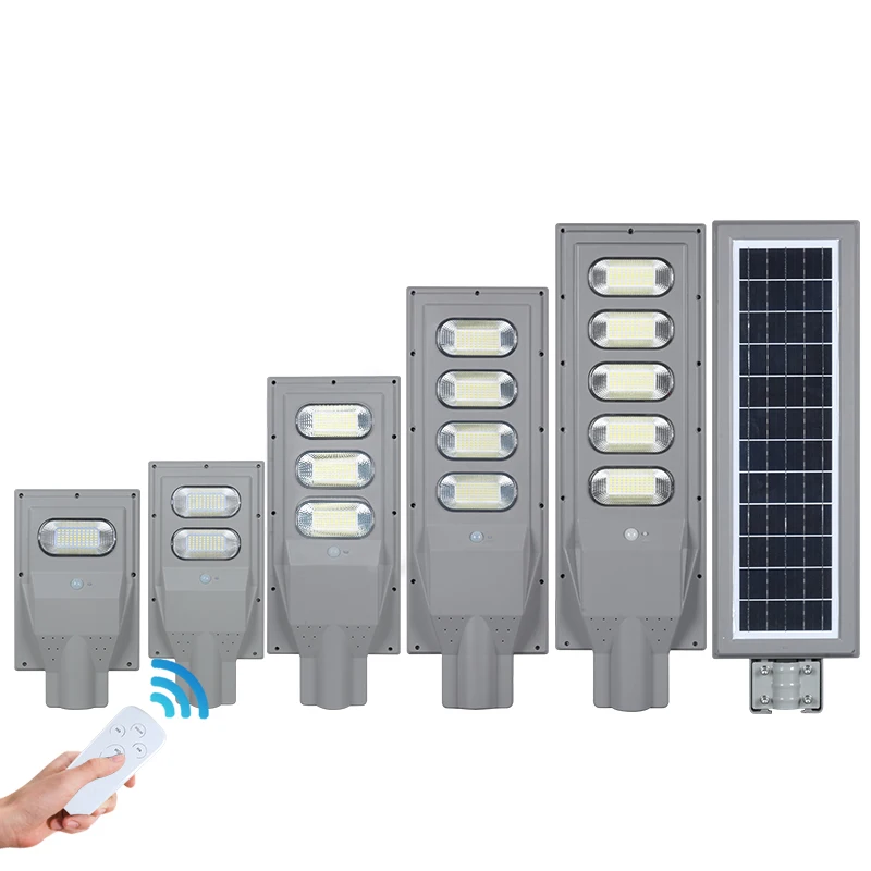 Высококачественный наружный водонепроницаемый Ip65 Smd Bridgelux 30w 60w 90w все в одном Солнечный светодиодный уличный фонарь