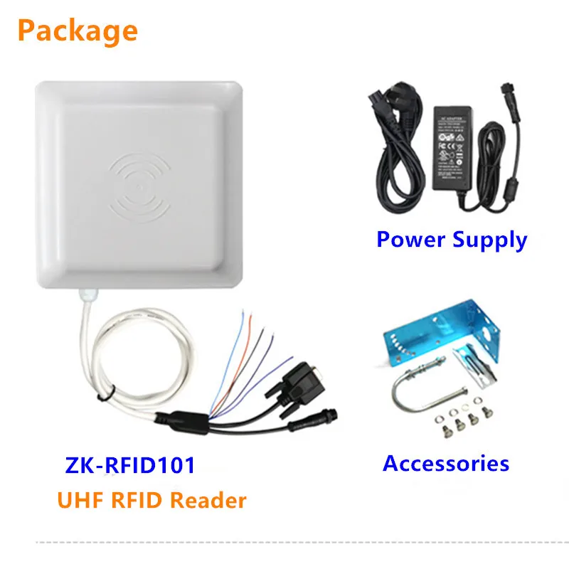 EPC Mask Integrated UHF RFID Reader mid-range with 8dbi Antenna ISO 18000-6C protocol for ETC/car parking system