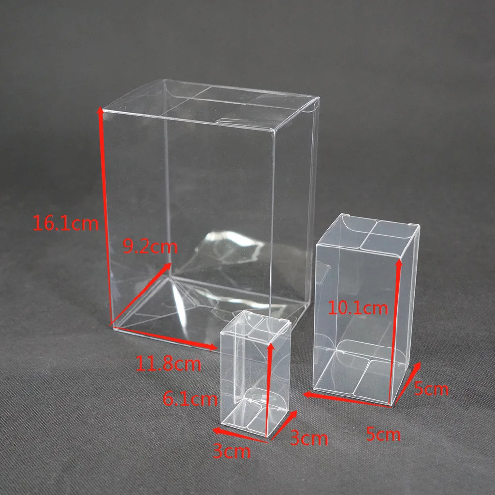 Clear Transparent Funko POP Pet Plastic Packaging with 4 Inch Figure Display Acetate box