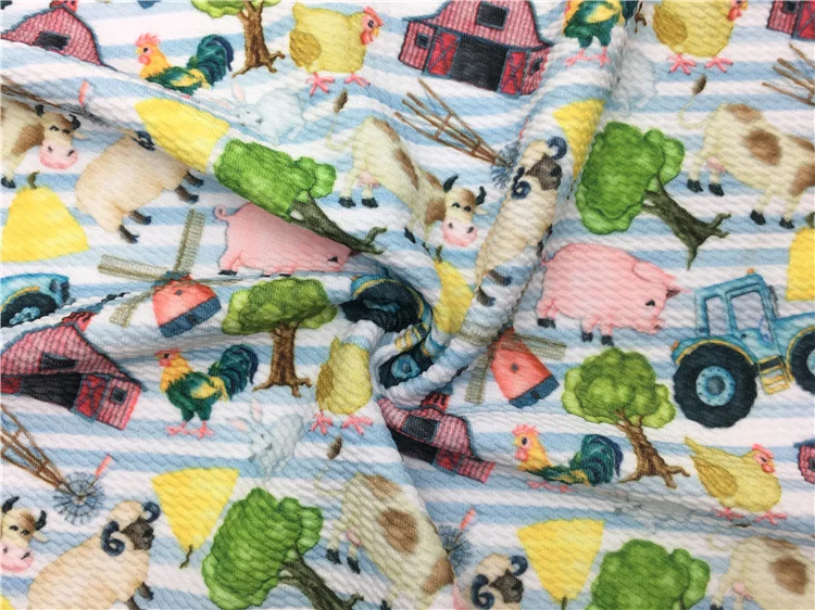 Свободный дизайн Рождественская пуля ткань пользовательский принт трикотажная ткань для девочек головной убор