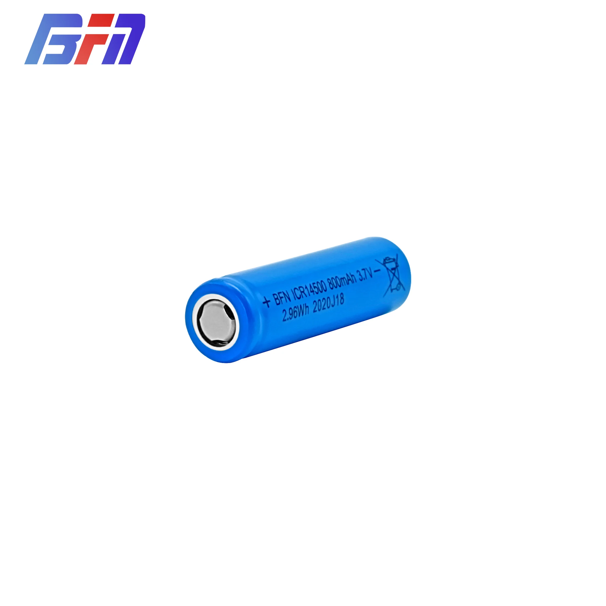 Hot selling 14500 800mAh 3.7V CB certificated lithium ion battery cell