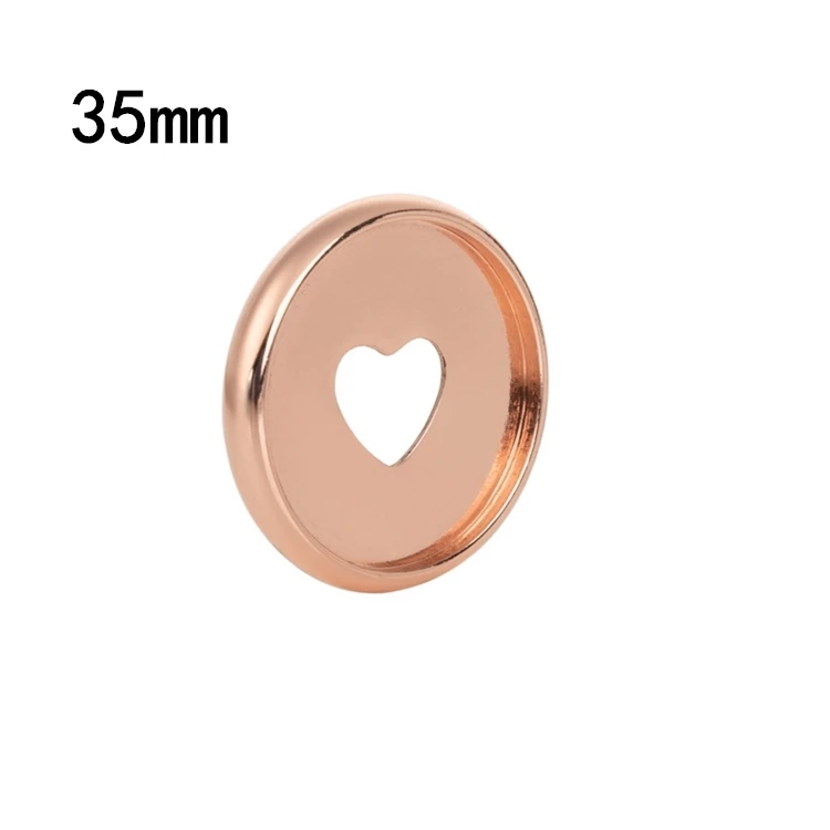 35mm Discbound Discs Heart Expansion ABS Mushroom Notebook Rings Plastic Hollow Expander Book Binding Rings for Happy Planner