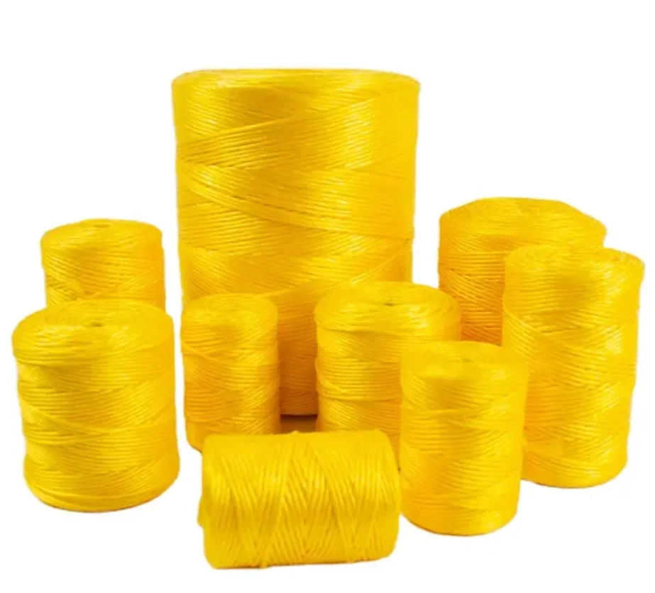 Polypropylene PP Baler Twine For Agriculture Packaging UV Protection With High Strength Hay Baling Banana Twine Binding Twine