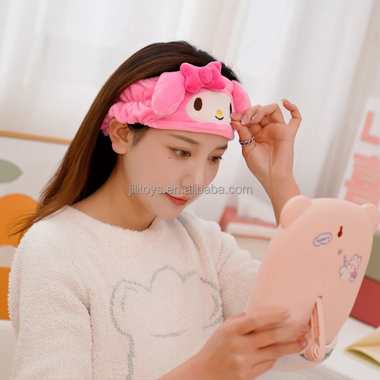 New Design Women Girls Custom Headband Spa Animal Pattern Kulmoi Crayon Shin-chan Pokemon Makeup Headband