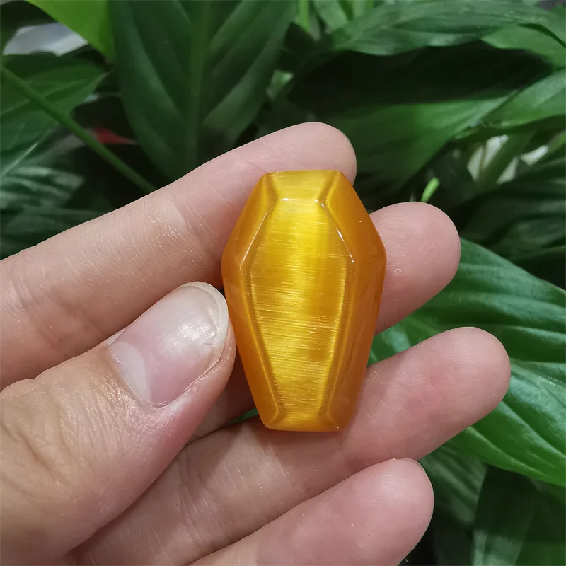 Xiangfu Factory Wholesale Natural Gemstones Mini Polished Crystal Coffin Statue Quartz Trinket Wicca Handicraft DIY Jewelry