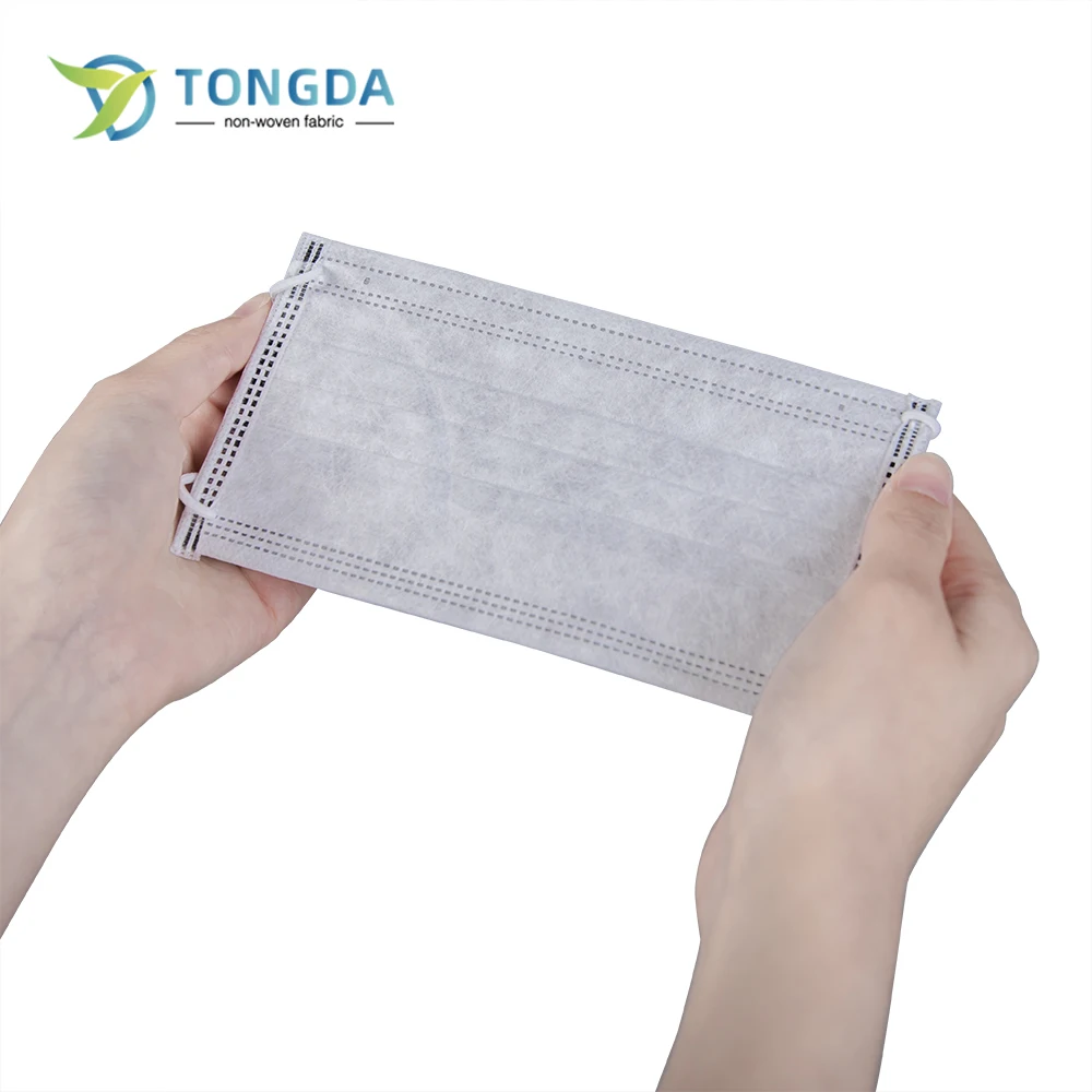 Carbon Filter Face Mask Non Woven Active Carbon Face mask 3 Ply Available Good Quality Face Mask