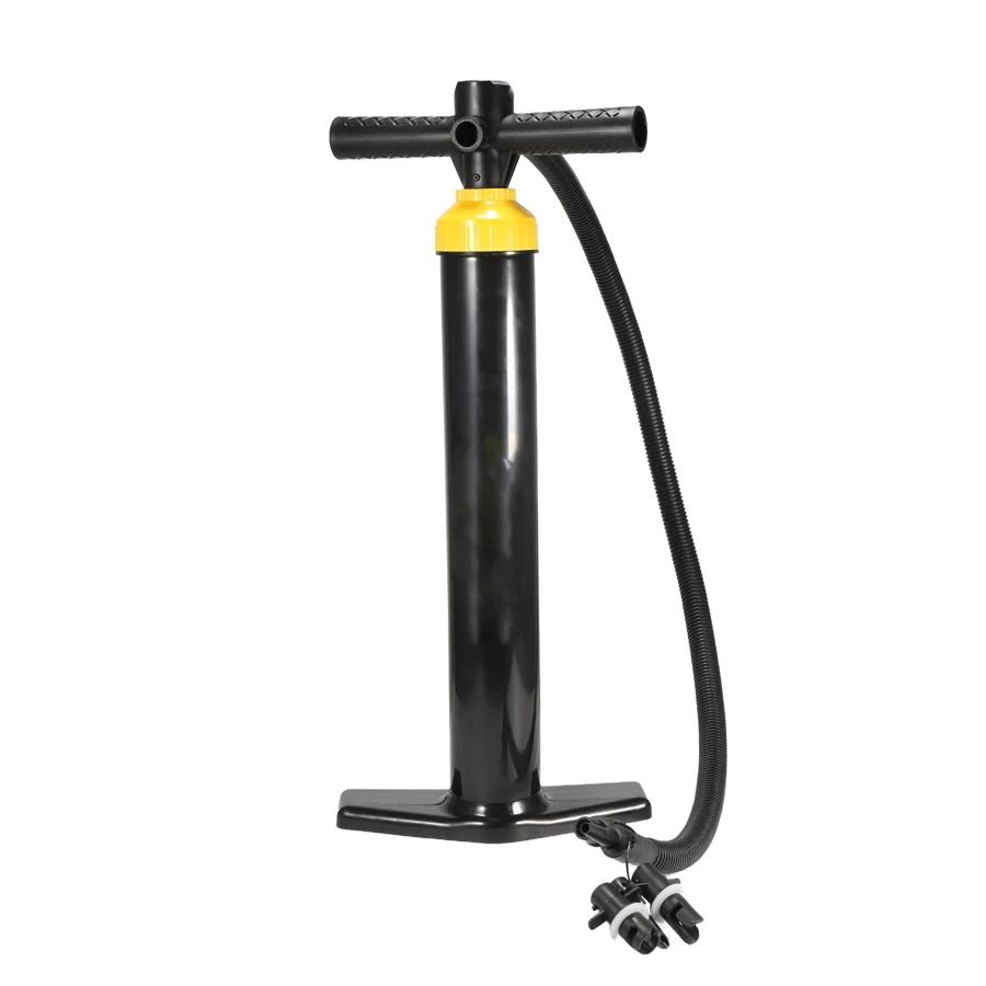 Wholesale Air Mattress Double Action Hand Pump with Pressure Gauge for Inflatable Boat SUP