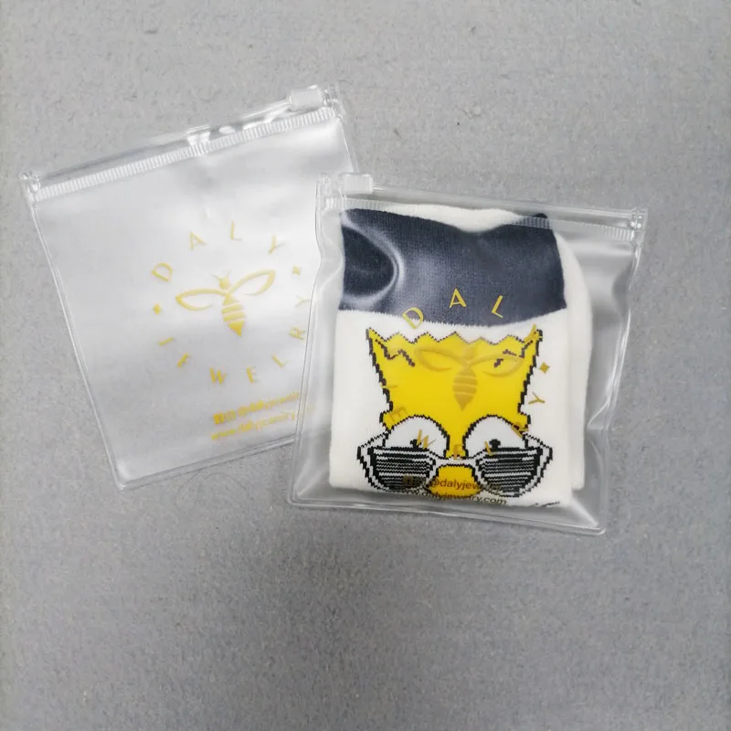 Custom PVC Zipper Top Bag Pouch Clear Packaging Bag Zipper lock Product Packaging zipper lock plastic bikini PVC Swimwear Bag