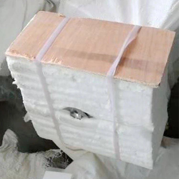 Aluminum silicate high temperature folding block heat preservation ceramic fiber module