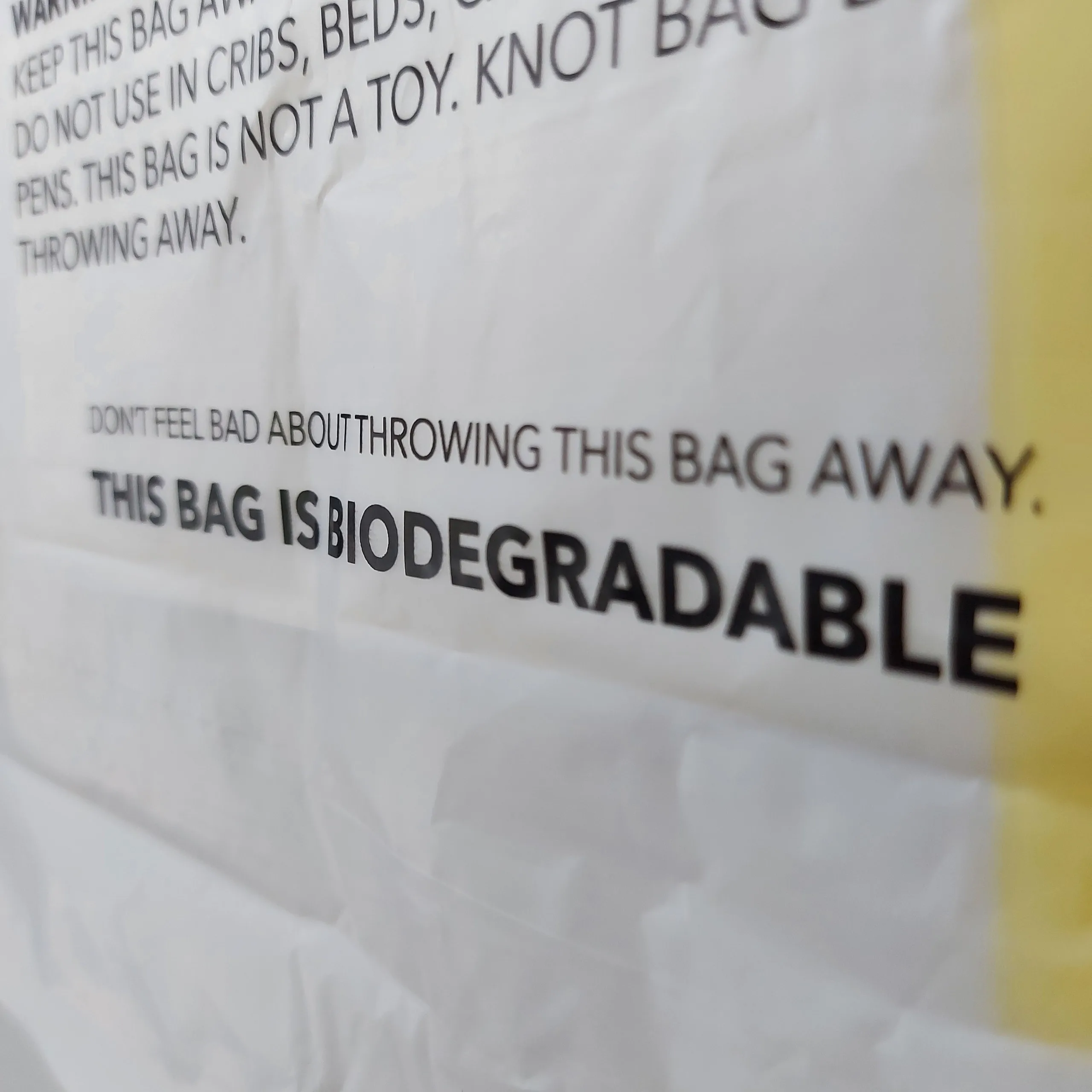 Bio Cassava Bag 100% Biodegradable Compostable Plastic Garbage Bags