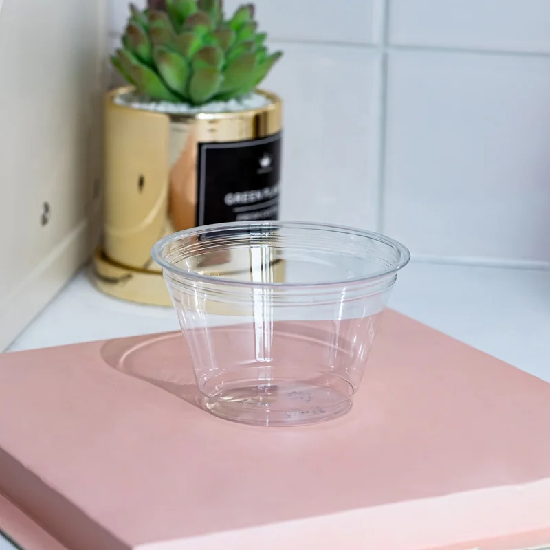 7oz 92 mm pet plastic take away plastic disposable cup for dessert
