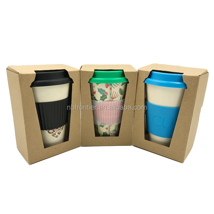 Индивидуальный размер 16 унц. ций Кемпинг путешествия эко напиток бамбуковая чашка с силиконовый рукав