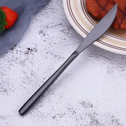 Thickened Stainless Steel Dinner Knives Table Knife for Dessert and Steak Heavy Duty