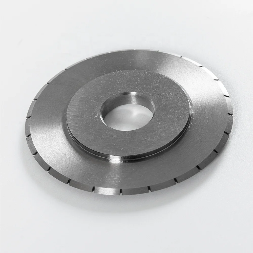 High Precision Paper Plastic Tube Film Cardboard Crush Cutting Custom Round Circular Score Slitter Blade