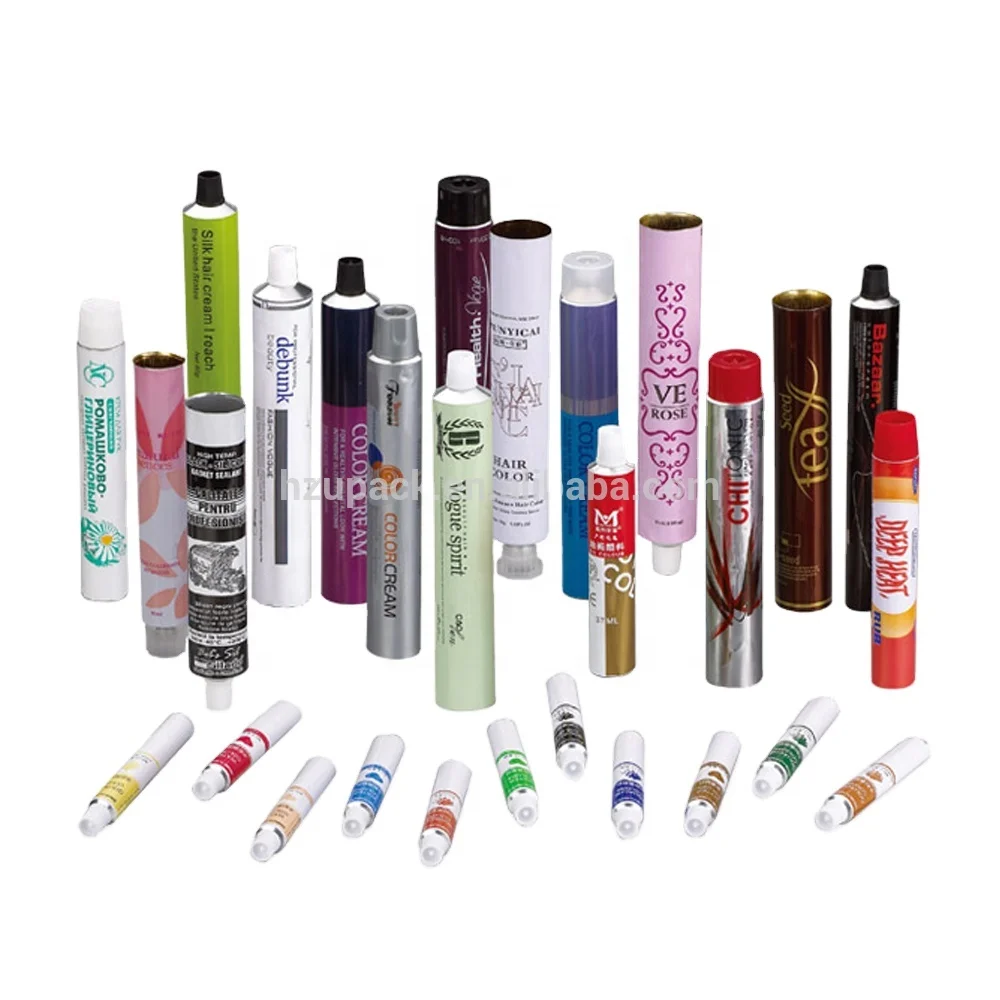 Pharmaceutical Package Gel Medicine Aluminum Collapsible Tube for Family Emergency