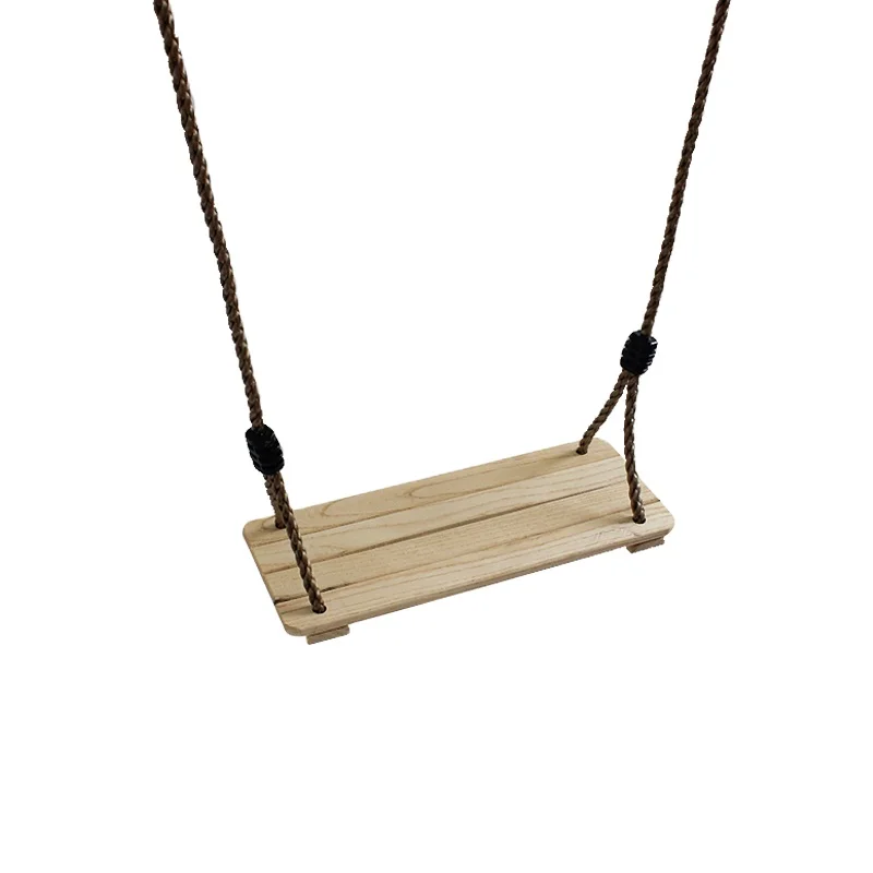 
Factory supply quality swing wooden seat swing products children swing products 