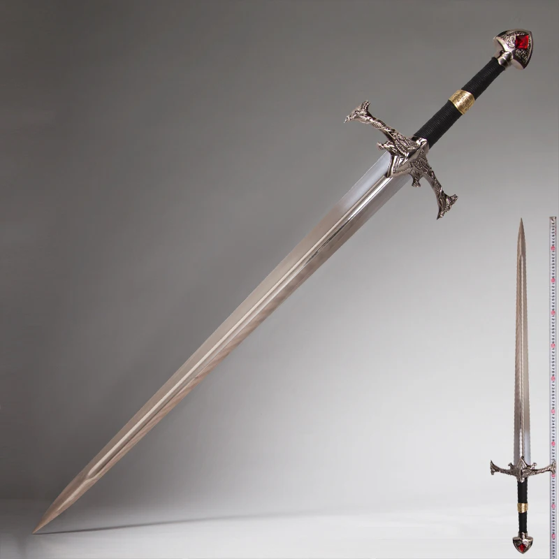 New Arrivals TV Play House of the Dragon Props the King Aegon I Targaryen Sword Blackfyre 106cm 1.45kg