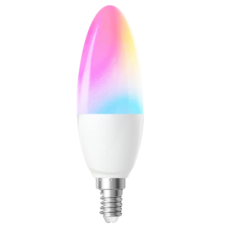 
LED Candle Light E14 LED Bulb Light 6W Flame Bombilla LED Candle Lamp Ampoule LED Chandelier Crystal LED Smart Wifi candle bulb 