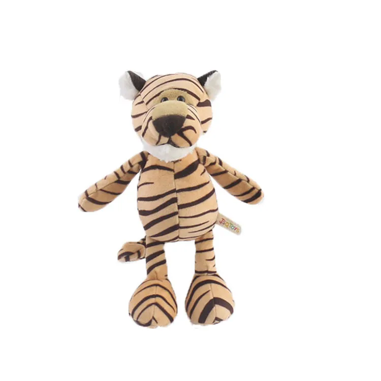 Cute Plush Toy Lion Elephant Deer Tiger Jungle Animal Cloth Doll Wholesale