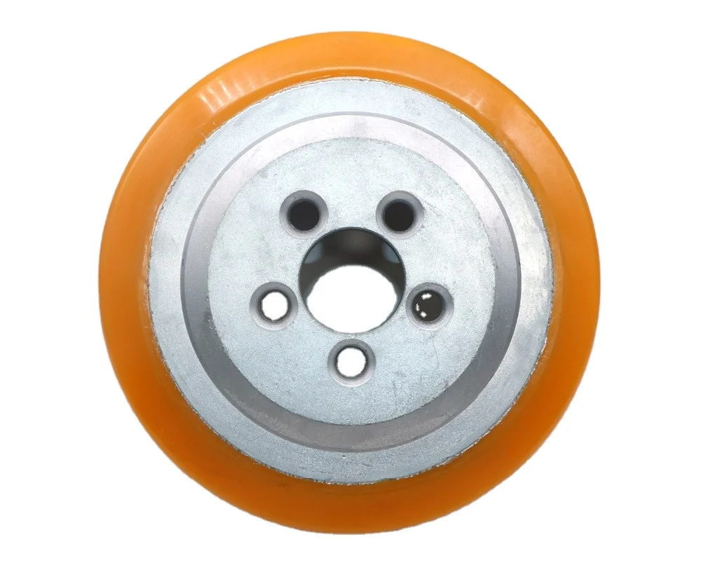 Manufacturer Linde Used Polyurethane Grinding Diving Forklift Wheel For Mima Electric Forklift